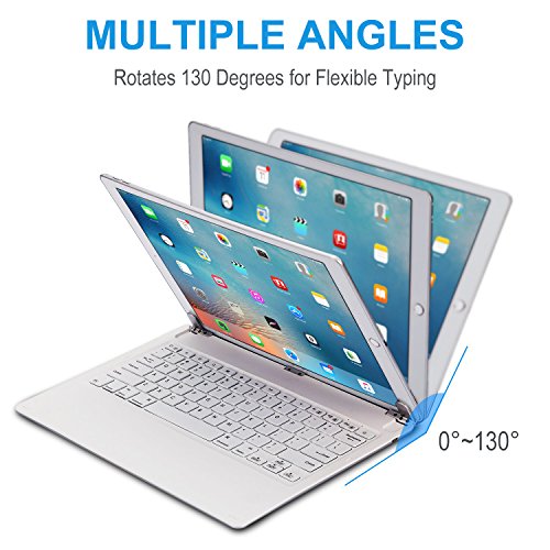 iPad-Pro-129-inch-Keyboard-Case-Cover-with-7-Colors-Backlight-Raydem-Ultra-Slim-Wireless-Bluetooth-Keyboard-Folio-Case-130-Degree-Multi-Angle-with-Auto-Wake-Sleep-for-Apple-iPad-Pro-129-inch-2017