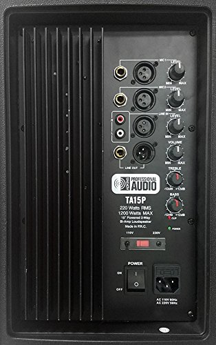 The Ultimate DJ System - 2400 WATTS! Perfect for Weddings or School Dances - Connect your Laptop, iPod via Bluetooth or play CD's! - 15" High Output Powered Speakers - Everything you need to DJ.
