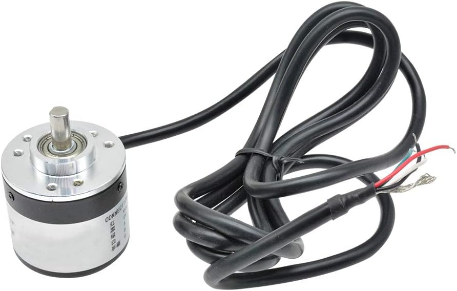 360P/R Rotary Encoder, Aideepen AB 2 Phase Incremental Rotary Encoder 6mm Shaft 5V-24V Wide Voltage