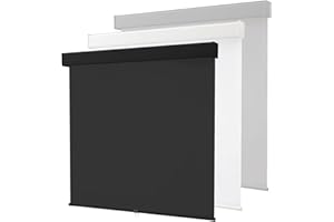 ANPARK 100% Blackout Cordless Roller Window Shades, Free-Stop Black Out Blinds for Indoor Windows,Thermal Insulated UV Protection,Window Shades Pull Down for Home,Office,Easy to Install,34" W x 72" H, Black