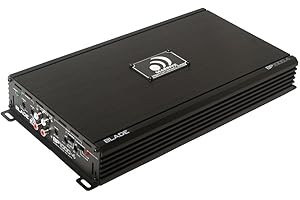Massive Audio BP1000.4 Blade Power Series. 1000 Watt, 4 Channel, 2 Ohm Stable, Class A/B, Car Amplifier with Bass Boost.