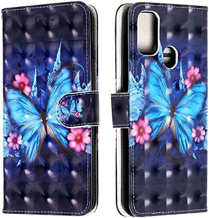 FlipBird Case for Galaxy M30S for Women, Folio Wallet Cover Stand Card Slots Holders PU Leather Flip Magnetic Closure Slim Bumper Shockproof Shell for Samsung Galaxy M30S