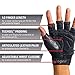 Harbinger Training Grip Tech Gel-Padded Leather Palm Weightlifting Gloves, Pair, X-Large