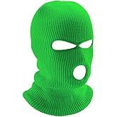 CT COTIM COYIN 3-Hole Warm Full Face Mask Cover Ski Mask Winter Balaclava Cap Knitted for Outdoor Sports