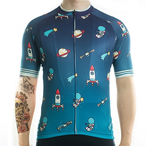 Racmmer Mens Breathable Short Sleeve Cycling Jersey Bike Shirt Cycling Clothing
