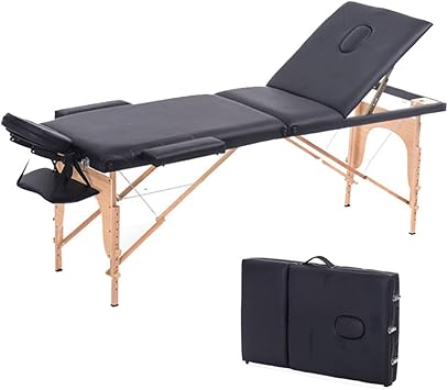 Endjyo Portable Lightweight Massage Table Adjustable Beauty Couch