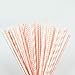 ZOOYOO Paper Straw 100pc For Parties,Birthdays,Weddings,Baby Showers And Celebrations (Pink)