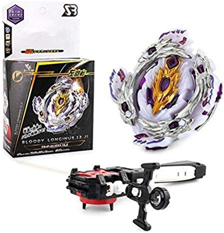 Wywei Bey Burst Blade Evolution String Launcher Grip Kit God Bay Battling Top Booster Geist Fafnir. High Performance 4D Bey Left Right Launcher Spinning Top Boys Game Toys Bey Battle Set (B-110)