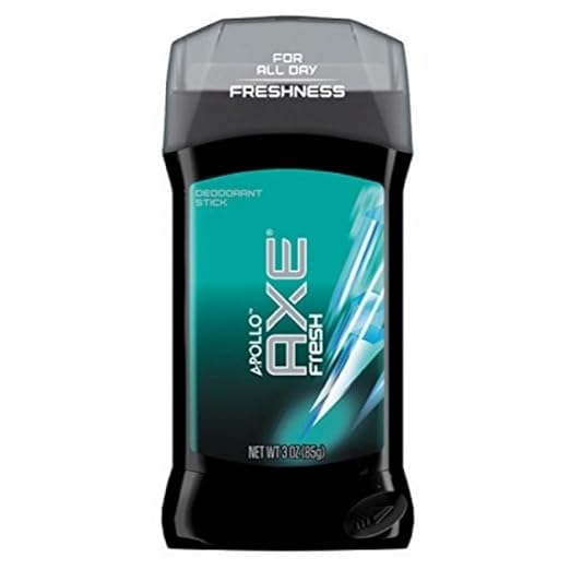 Axe Fresh Deodorant Stick, Apollo 3 oz (Pack of 3) Health