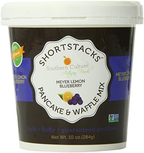 Southern Culture Foods Pancake and Waffle Mix, Lemon Blueberry , 10 Ounce