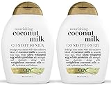 Ogx Nourishing Conditioner - Coconut Milk - 13 oz - 2 pk
