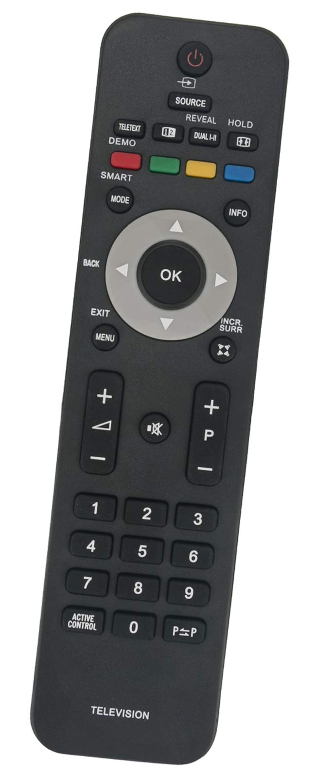 ALLIMITY RC2143604/01 Remote Control Replace fit for Philips LED LCD TV 47PFL7403D 19PFL3403D 32PFL7403 47PFL5603D 52PFL7203H 47PFL9703D 20PFL3403D 37PFL3403D 42PFL5603 32PFL5403H 32PFL5403D
