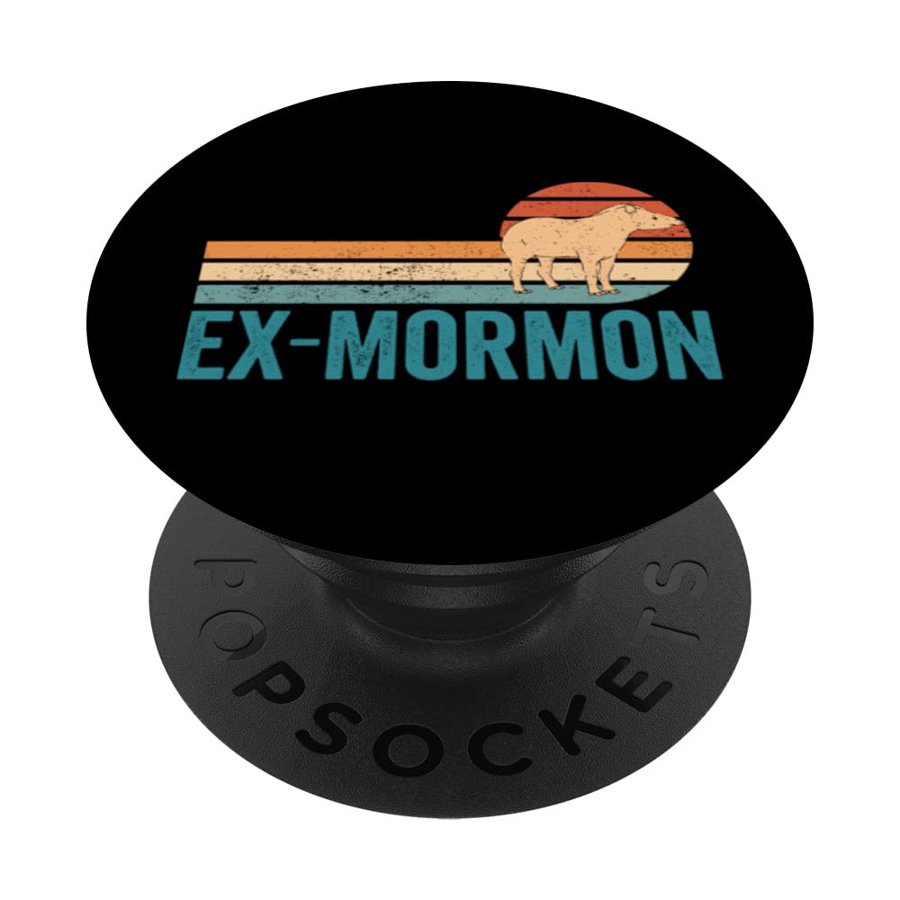 Ex Mormon Tapir Horse LDS Retro Exmo Ex-Mormon PopSockets Swappable PopGrip