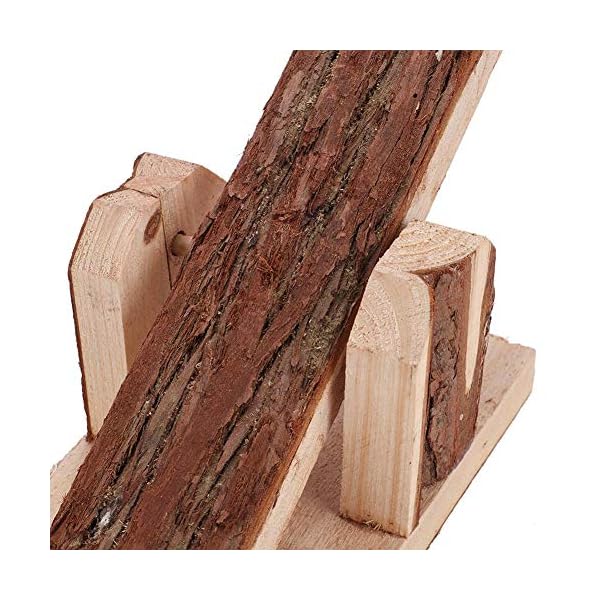 Giocattolo per criceti, legno naturale criceto del criceto gabbia esercizio di arrampicata tunnel tubo per scoiattoli… HEEPDD Giocattolo per criceti, legno naturale criceto del criceto gabbia esercizio di arrampicata tunnel tubo per scoiattoli…