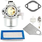Harbot 690119 694526 Carburetor with 691643 Air Filter Tune Up Kit for Briggs and Stratton 690115 690111 19G412 19E412 192432 192402 192412 Engines