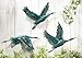 CT DISCOUNT STORE Bird in Flight Hand Painted Metal Wall Indoor and Outdoor Decor