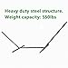 Zupapa Hammock with Stand 2 Person, Upgraded Steel Hammock Frame and Polycotton Hammock, 550LBS Capacity for Indoor Outdoor Use