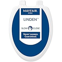 Amazon.com: Mayfair Cassel Slow Close Toilet Seat, Easy