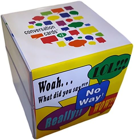 Conversation Cards (Version 2) - Conversation Starters for Adults and Children - Topics for Any Social Setting - Thought Provoking Questions to Inspire Quality Conversations - 150 Cards