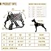 OneTigris Tactical Service Dog Vest – Water-resistant Comfortable Military Patrol K9 Dog Harness with Handle (Extra Large, Black)
