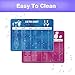 Keto Diet Magnets, Keto Cheat Sheet Magnets 8pcs for Ketogenic Diet Foods, Keto Quick Guide Fridge Magnet Reference Charts for 120 Ingredients Including Meat, Vegetables, Seafood, Fruits and so on