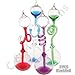 C&H Solutions Colorful Office Thinking Hand Boiler, Glass Science Energy Transfer, Children Science Experiment, Love Birds Color Meter Hand Boiler, 2 Pcs (Blue&Red)