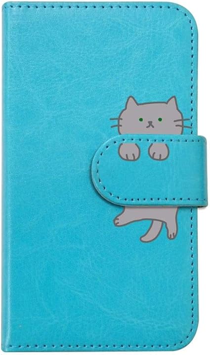 Amazon Moimoikka Iphone11 アイフォン11 手帳型 スマホ ケース グレー猫 カバー色ブルー ロシアンブルー 灰色 ねこ ネコ アニマル 動物 キャラクター おしゃれ かわいい カード収納 フリップ 携帯カバー スマートフォン モイモイッカ Sslink ケース カバー 通販