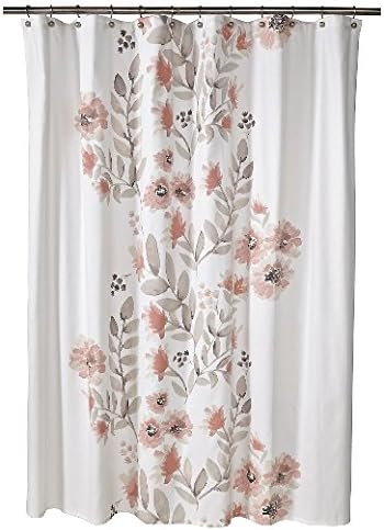 Amazon Com Threshold Flat Weave Shower Curtain Home Kitchen