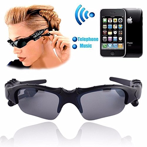 TKSTAR Wireless Bluetooth SunGlasses Headset Headphones Handfree for iphone +Sport Glasses/Eyewear MP3 for Samsung HTCÂ for Men Women