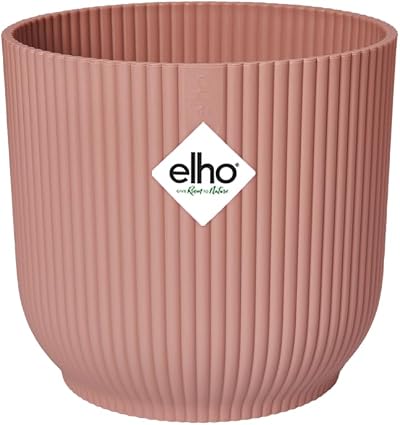 elho Vibes Fold Round 22 Pot 100% Recycled Pink Ø22cm H20.2cm
