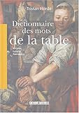 dictionnaire des mots de la table by