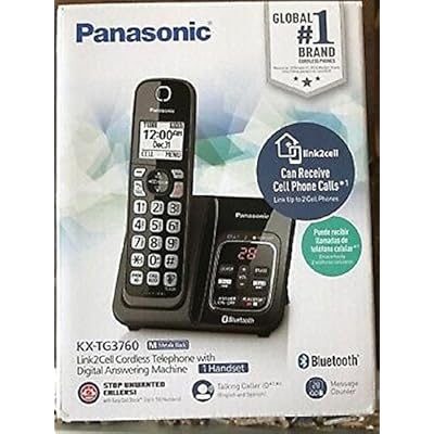 Panasonic KX-TG3760 Link2Cell Cordless Telephone with Digital Answer Machine