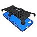 J&D Case Compatible for Huawei P8 Lite 2016 Case with Kickstand, [Dual Layer] Heavy Duty Slim Fit Hybrid Shock Proof Protective Cover Case for Huawei P8 Lite (Release in 2016) Case - Kickstand Blue