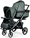 Peg Perego Pop-Up Seat for Triplette Stroller - Compatible with The Triplette, Duette, and Team Strollers - Made in Italy - Onyx