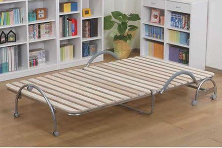 Amazon 大きめな 折りたたみベッドスノコ仕様 ベッドフレーム オンライン通販