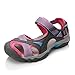 Clorts Women's Sport Sandal Lightweight Outdoor Hiking Athletic Beach Amphibious Sandal