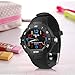 116 Kids Watch 30M Waterproof,Children Cartoon Wristwatch Child Silicone Wrist Watches Gift for Boys Girls Little Child – PerSuper (Black)