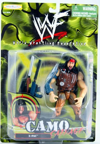 WWF - X-Pac - Camo Carnage - figure and accessories - Mint - New