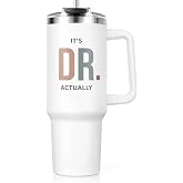 GoMelley PhD Graduation Gifts, Doctor Gifts, It's Dr Actually Tumbler 40oz | Doctor Phd Doctorate Gift for Women Men Doctoral Graduates, Doctorate Doctors Graduation Gift, Doctoral Degree