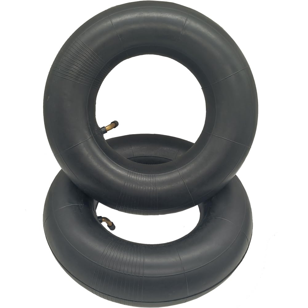 Photo 1 of 2 Pack of 13x4.00-6",4.10/3.50-6'' Inner Tubes TR87 Bent Valve Stem For 13" Tires Wheelbarrow Garden Utility Wagon Go Cart Lawn Mower