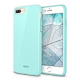 iPhone 8 Plus Case, iPhone 7 Plus Case, ESR Flexible Soft Silicone Gel TPU Rubber Case [Slim Fit] [Anti-Scratch] for Apple iPhone 8 Plus(2017)/iPhone 7 Plus (2016)(Mint Green)
