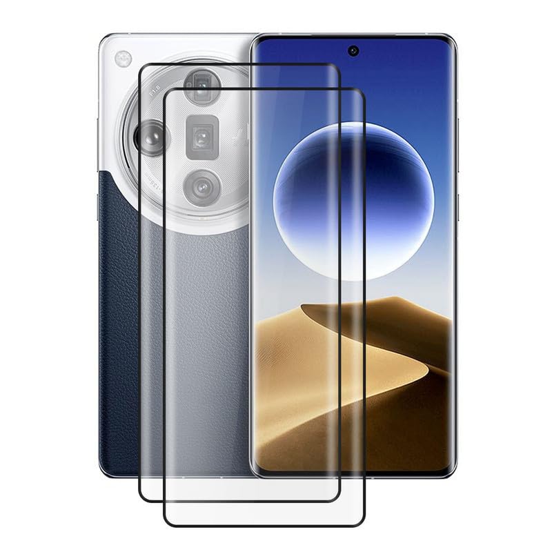ZXLZKQ HD Screen Protector for Oppo Find X7 Ultra (6.82 inches), [2 Pack] 9H Hardness Tempered Glass Protective Film for Oppo Find X7 Ultra [Ultra-Slim,Anti-Scratch, Bubble-Free]