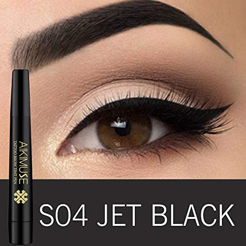 Aikimuse Eyebrow Tattoo Pen Waterproof Ink Gel Tint With Four Tips