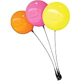 Balloon Bobber - Weatherproof Reusable Seamed Balloon Triple Suction Cup Kit - Helium Free Plastic Outdoor Balloons