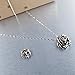 Designer Stainless Steel Rose Pendant for Women and Girls - Large - Medium or Small