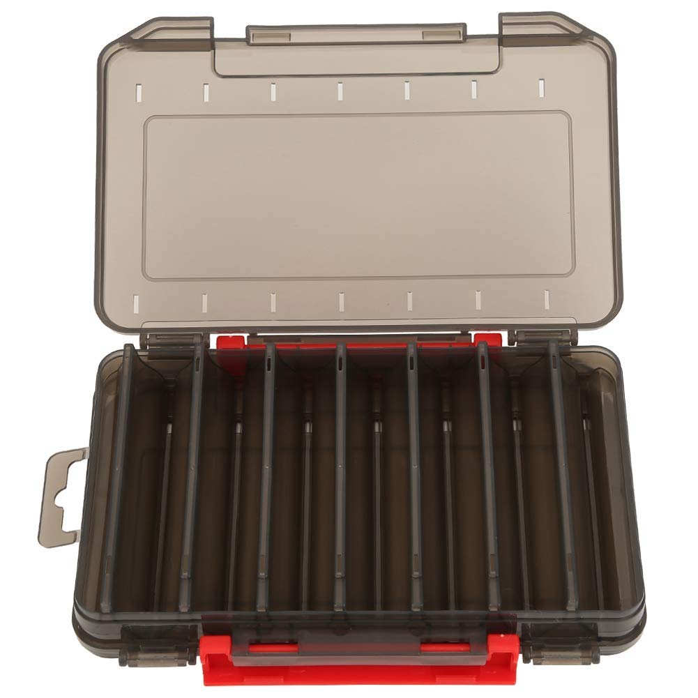 Double Sided Fishing Box, Tackle Box, Bait Box, Double Layer Fishing Box, Waterproof Fishing Accessories Boxes, Bait Boxes, Fishing Lure Box for Fishing Baits & Hooks