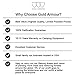 Gold Armour GulpBliss Water Bottle - Water Bottle Vacuum Insulated 18/8 Stainless Steel Double Wall Sports Design