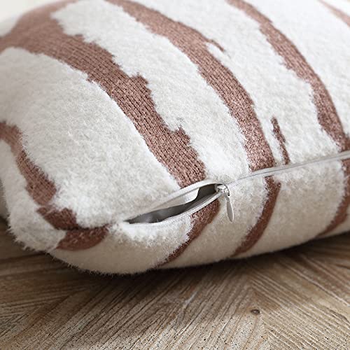 Cozy Bliss Knitted Throw Pillow Covers Soft Textured Cushion Cover Pillowcases 18