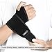 YOUNGDO Sports Wrist Brace, 7-11” Adjustable Wrist Support Wraps Thumb Loops Men & Women, Ideal Tennis Basketball Badminton Volleyball Cycling Gym Fitness (1 Pair) (7