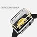 Apple Watch Case, FIVEFISH Ultra Lightweight Thin Clear PC Full Coverage Plated Case for Apple Watch (Rosegold 38mm)